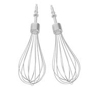 TOYZFRIENDY 2 pièces Accessoires Inox pour Mini Perceuse Électrique Batteur à Main pour et Œufs Rapide pour Cuisine et Pâtisserie Réutilisable
