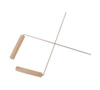 TOYZFRIENDY 2 pièces Baguettes Sourcier Laiton Légères pour Radiesthésie Extérieure Bâtons Divination Portables Pratiques pour Chasseurs et Campeurs Outils de Radiesthésie Ergonomiques et