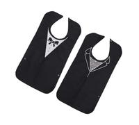 TOYZFRIENDY 2 pièces Bavoirs Réutilisables pour Adultes Protection Vêtements pour Personnes Âgées Confort Au Cou Facile à Enfiler Lot pour Seniors et Patients Rééducation