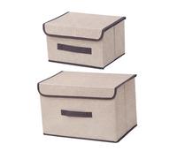 TOYZFRIENDY 2 Pièces Boîtes De Rangement Pliables Pour Vêtements Boîtes De Rangement Pour Placards Organisateurs De Pour Garde-robe Pour Chaussures