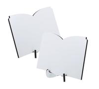 TOYZFRIENDY 2 pièces Cadre Photo Bois pour Sublimation Thermique Planche Transfert Chaleur Multifonction DIY Support Lecture et Décoration Bureau pour Photos et Souvenirs