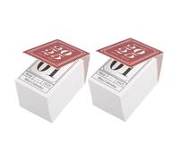 TOYZFRIENDY 2 Pièces Calendrier de Bureau Mini Vintage Calendrier Effeuillable Journalier Compact pour Maison et Bureau Agenda Sous-main Cartonné à Thème Poétique Rouge