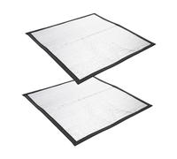 TOYZFRIENDY 2 pièces Coussin Chauffant Reptile avec Film Réfléchissant Thermique Chauffage Sûr pour Tortues Perroquets et Confortable pour Animaux Âgés ou Malades