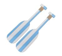 TOYZFRIENDY 2 Pièces Décoration Murale Bord de Mer Pagaies Suspendues Style Méditerranéen avec Ornement Accessoire Salon et Bar Ambiance Nautique Vintage