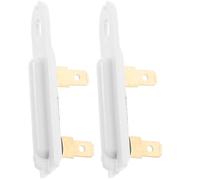 TOYZFRIENDY 2 pièces Fusible Thermique de Rechange pour Sèche-linge Lot de Protection Circuit Design Plat et Long Compatible Multi-marques Installation Facile sans Outil Professionnel