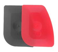 TOYZFRIENDY 2 pièces Grattoir de Cuisine PC Compact et Léger Racloir Pâte et Gâteau pour Nettoyage Poêles Waffle Fonte Outil Pratique pour Crème Fromage et Chocolat Facile à Tenir et Nettoyer