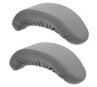 TOYZFRIENDY 2 pièces Housse Accoudoir de Chaise de Bureau Ergonomique Extensible Coussin de Bras Amovible Mousse pour Fauteuil Gaming et Bureau Protection Antidéfatigue pour Coudes Compatible