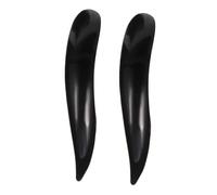 TOYZFRIENDY 2 Pièces Massage Pen Guasha Corne Naturelle Outil Acupuncture Portable pour Points de Pression Massage Profond Du Cou Dos et Stick de Grattage Chinois Noir