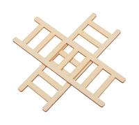 TOYZFRIENDY 2 pièces Mini Échelle Décorative Échelle de Jardin Miniature pour Maison de Poupée Accessoire DIY pour Aménagement Paysager et Décoration Micro