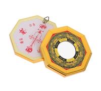 TOYZFRIENDY 2 Pièces Miroir Bagua Concave Alliage Lot de Miroirs Feng Shui Traditionnels pour Maison et Bureau Décoration Fengshui Négative