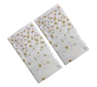 TOYZFRIENDY 2 Pièces Nappe Jetable Rectangulaire Dorée à Protection Antitache pour Table de Fête Décoration Festive pour Anniversaire et Banquet