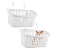 TOYZFRIENDY 2 pièces Panier Suspendu pour Petits Animaux Hamac Plastique pour Hamsters et Chinchillas Nid avec Crochets Solides Lit Confortable et Sécurisé pour Rongeurs