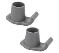 TOYZFRIENDY 2 pièces Patins de Ski pour Déambulateur Anti-dérapants Gris Légers et Durables Accessoires de Remplacement pour Marcheurs Sécurisés