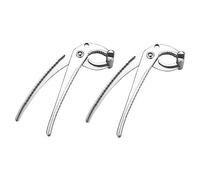 TOYZFRIENDY 2 pièces Pince Brûlure Acier Inoxydable Clip pour Plats Chauds Griffe pour Plaque de Cuisson et Four Maintien Sécurisé pour et Plateau de Cuisson