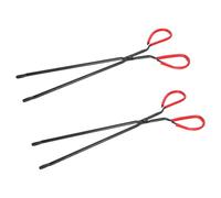 TOYZFRIENDY 2 pièces Pince Ramassage Ordures avec Manche Long Ergonomique Outil Prolongateur pour Déchets et Feu Ramasse Déchets pour Extérieur Intérieur et Foyer