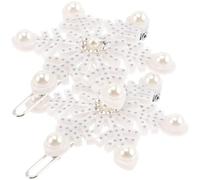 TOYZFRIENDY 2 pièces Pinces Cheveux Décoratives pour Femmes Épingles Élégantes pour Cheveux Longs et Épais Accessoires de Noël Délicats et Durables pour Fêtes et Mariages