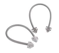 TOYZFRIENDY 2 pièces Protecteur Câble Porte avec Col Cygne Métal Robuste Fixation Visible Inoxydable pour Système Contrôle Accès et Serrure