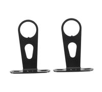 TOYZFRIENDY 2 pièces Support de Fixation pour Lampe de Antidérapant et Aux Chocs Montage Facile pour Tout Terrain Lot de Noir