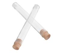 TOYZFRIENDY 2 Pièces Support de Moustache de Chien des Poils d'animaux Pot de Rangement pour Chat détenteur des Moustaches Bouteille de Poils d'animaux Acrylique Transparent