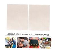 TOYZFRIENDY 2 Pièces Tapis Barbecue de Réutilisable Antiadhésif Tapis Grill pour Barbecue Four et Cuisson Découpe Ajustable Nettoyage Facile pour Pique et Restaurant