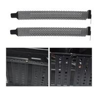 TOYZFRIENDY 20 pièces Cache Ventilation PC Métal Plaque de Protection Anti-poussière pour Boîtier Ordinateur Matx ATX Maille Aérée pour Refroidissement
