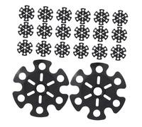 TOYZFRIENDY 20 Pièces Flocons de Neige Panier Bâtons de Randonnée Antidérapants Protection Pointe Bâtons Trekking pour Neige Boue Glace Outdoor