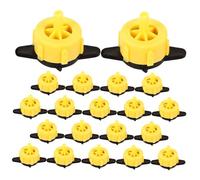 TOYZFRIENDY 20 pièces Goutteurs Irrigation par Goutte Pression Compensation Jaune pour Jardin Balcon et Plantes Pot Goutteur Réglable Eau Installation Facile et Arrosage Stable