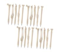 TOYZFRIENDY 20 Pièces Lot de Stylos à Bille Noirs Forme Réaliste Écriture Fluide Papeterie pour Étudiants et Bureau Design Ergonomique pour Usage Quotidien
