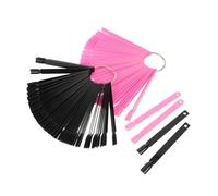 TOYZFRIENDY 200 Pièces Échantillons d'ongles conseils pour afficher la couleur des ongles plateau de vernis à ongles carte de bijoux bâtons d'affichage à métal