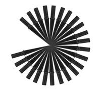 TOYZFRIENDY 24 pièces Piquets Métalliques de Remplacement pour Lampes Solaires Extérieures Piquets de Jardin Réutilisables et Compacts pour Éclairage Paysager Allées Terrasse et Jardin