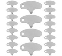 TOYZFRIENDY 25 pièces Ouvre-Noix Macadamia Acier Inoxydable Portable Petit Casse-Noisettes et Léger pour Coquilles Dures
