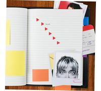 TOYZFRIENDY 288 Pièces Autocollants Adhésifs Triangulaires Rouges Étiquettes Décoratives sans Résidu pour Planification Bureau École et Maison par Paquet