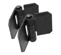 TOYZFRIENDY 2pcs Charnières Robustes en Fer à Souder pour Portes et Remorques, Design Renforcé et Axe de Porte Détachable, Accessoires Remorque Noirs