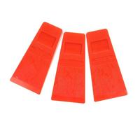 TOYZFRIENDY 3 pièces Abattage Orange Coin de Coupe Robuste et Réutilisable pour Bucheron Accessoire Abattage Résistant Aux Intempéries Stabilise et Protège Arbres