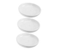 TOYZFRIENDY 3 pièces Assiettes Céramique pour Sauce Plat de Service Créatif Relief pour Condiments Tapas et Trempettes Cuisine