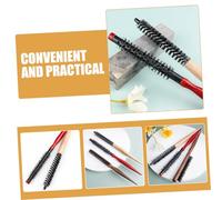TOYZFRIENDY 3 pièces Brosse à Cheveux Roulante Bois Peigne Coiffant Professionnel Manche Ergonomique Confortable pour Brushing et Soin des Cheveux