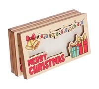 TOYZFRIENDY 3 Pièces Clip d'argent de Noël support de carte en porte-caisse en porte- de noël du parti bricolage de fête