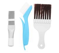 TOYZFRIENDY 3 pièces Kit de Nettoyage Ailettes Radiateur Acier Inoxydable Brosse Métal et Peigne Aileron Condenseur pour Nettoyage Condenseur Climatiseur et Évaporateur Portable