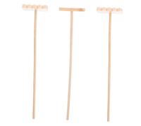 TOYZFRIENDY 3 pièces Mini Bamboo Zen Garden Rake Set for Art and Meditation Compact Zen Garden Accessories for Office and Home Tabletop Decor