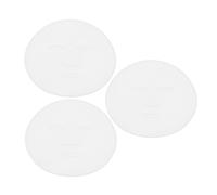 TOYZFRIENDY 3 pièces Plateaux Silicone pour Masque Facial Algues Outils DIY pour Masque de Boue Réutilisables Blancs pour Soins Peau à Domicile