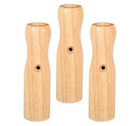 TOYZFRIENDY 3 Pièces Poignées de Remplacement Bois Foot Lot de Antidérapantes et Durables Poignées de Table de Football de Table Précises pour Loisirs et Compétition