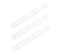 TOYZFRIENDY 3 Pièces Règle de Mesure Précise avec Échelle Centimètre et Loupe Transparent pour Dessin Bricolage Modélisme et Architecturaux