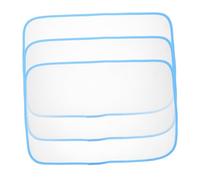 TOYZFRIENDY 3 pièces Set de Coussins Isolants Maille Résistante Chaleur pour Repassage Tapis Protecteur Réutilisable pour Planche à Repasser Protège-fer et Vêtements Dimensions Bleu