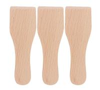 TOYZFRIENDY 3 Pièces Spatules pour Cuisine Ustensiles de Pâtisserie Multifonctionnels Grattoir à Crème Tourne Oeuf et Spatule Outils et Non Adhésifs pour Mélanger et Décorer