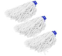 TOYZFRIENDY 3 pièces Tête de Vadrouille à Visser Réutilisable et Lavable pour Nettoyage Domestique Absorbe Rapidement Eau Adaptée Sols Carrelés et Marbre