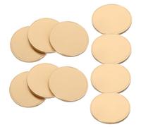 TOYZFRIENDY 3 Pièces Vierges Laiton pour Gravure Précise Supports DIY pour Souvenirs de Voyage et Anniversaire Matériaux Stables pour Projets Artistiques