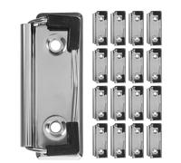 TOYZFRIENDY 30 Pièces Clips pour Dossiers Métalliques Pinces Robustess avec Coins Plastiques Antidérapants pour Bureau et École Clip Porte-documents Polyvalent et Compact