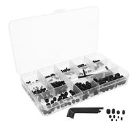 TOYZFRIENDY 300 pièces Kit Vis sans Tête Inox avec Clés Allen Assortiment pour Réparation Plomberie Fixation Porte Robinet et Luminaire Montage Salle de Bain et Bricolage Maison