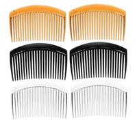 TOYZFRIENDY 36 Pièces Lot de Peignes Latéraux Plastique pour Coiffure Accessoires de Coiffure pour Cheveux Fins Peignes Résistants et Colorés pour Toutes Occasions