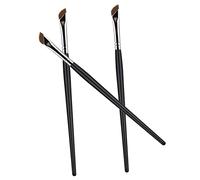 TOYZFRIENDY 3pièces Pinceaux Maquillage Angled Eyeliner Brow Brush Set Kit Sourcils Pinceau Fard Paupières Anti-correcteur Pour Application Précise Et Rapide